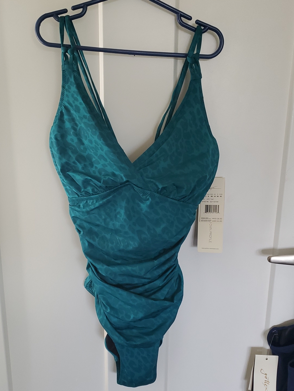 Gottex Teal One-Piece Swimsuit